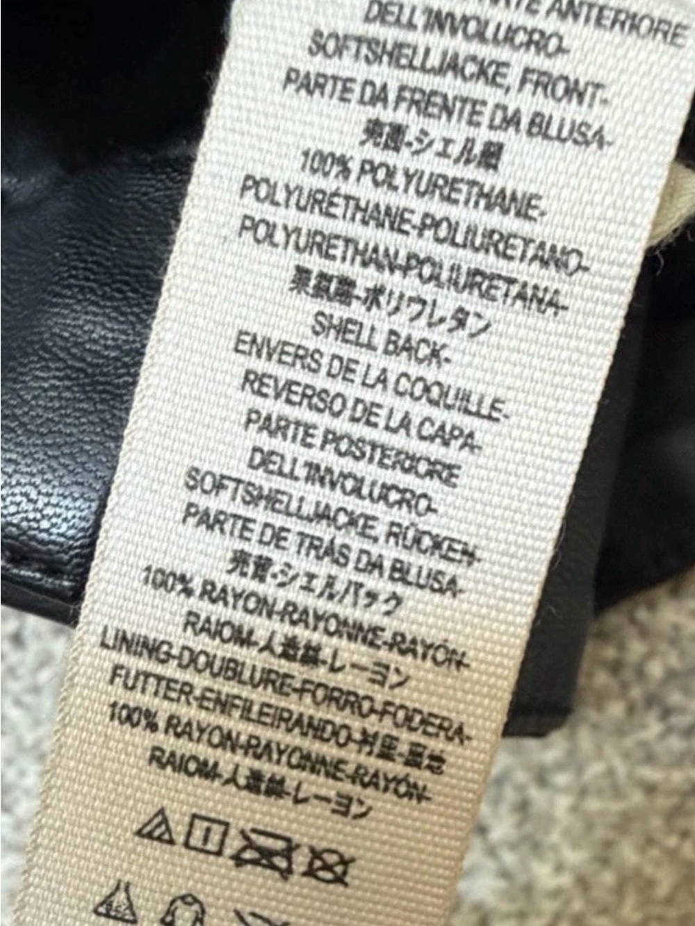 free people mini skirt Sz 0 Belt Faux Leather Biker , Gothic Minimalist - Picture 8 of 10